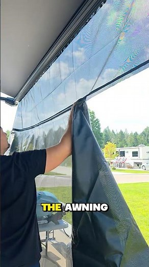 RV Instant Porch: Awning Shade- 20 Degrees Cooler ‪@RecProUSA‬ partner