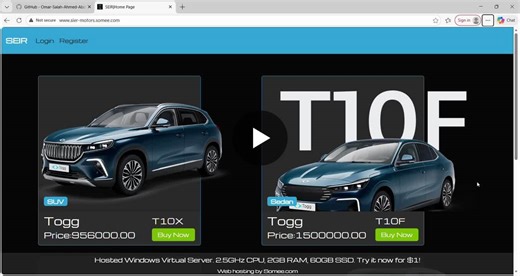 SEAR Motors ASP.NET Core MVC Web App | Omar Salah posted on the topic | LinkedIn