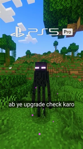 PS5 vs PS5 Pro Graphics.. #minecraft#shorts