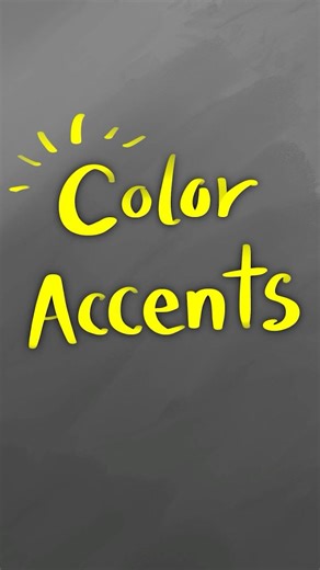How to use Color Accents #art #arttips #artshorts #drawing #colortheory #digitalart