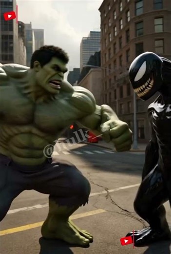 hulk vs venom #hulk #hulkbuster #marvel #avengers #hulkmode #marvelcomics #shorts #viral #incredible
