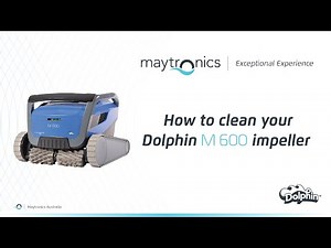 How to clean your Dolphin M600 robotic pool cleaner impeller