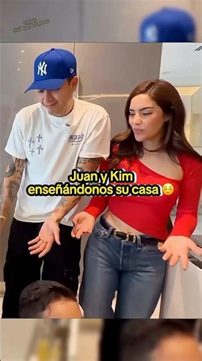 JUAN Y KIM VERSUS JUANITO MOSTRANDO SU CASA 😅 | #jukilop #shorts #kimberlyloaiza