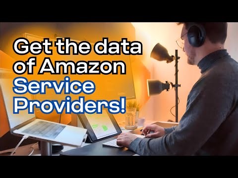 How to scrape Amazon Service Provider Network (Full coding tutorial)