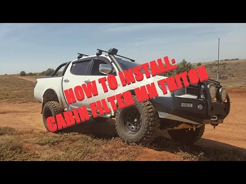 How to install a cabin filter into a MN Mitsubishi Triton