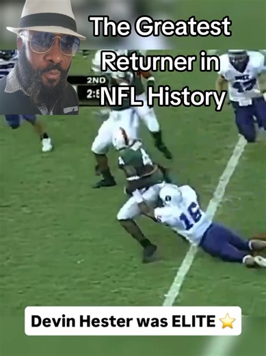 The Greatest Return Man of All Time? Devin Hester. One Touch, One Blink, Six Points. Every time Devin Hester touched the ball, the stadium held its breath—because history was about to happen. 🏟️⚡ He didn’t just return kicks… he returned hope, momentum, and fear right back to the other team. Opponents knew the rule: kick it deep or kick it out—and even then, it might not matter. One cut. One crease. One blink. Touchdown. Hester turned special teams into must-see TV, flipping games in seconds and