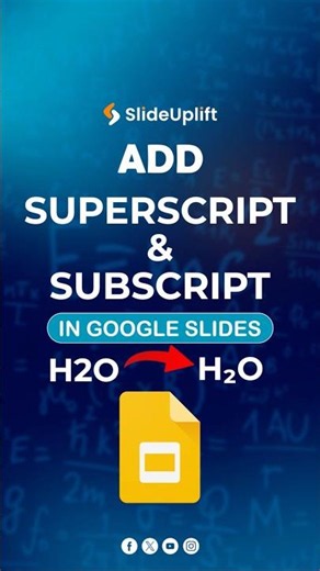 How to Add Superscript & Subscript in Google Slides (Easy Tutorial)