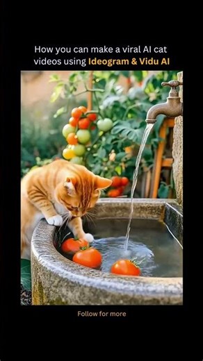 How you can make a viral AI cat video using Ideogram & Vidu AI