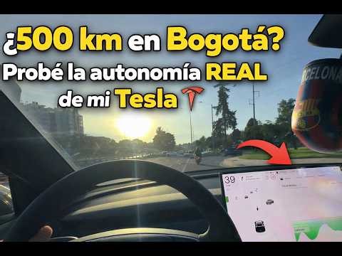 500 km in Bogotá? I tested the REAL RANGE of my Tesla Model Y RWD
