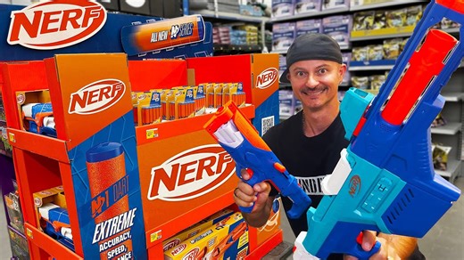 Testing every new Nerf N-Series blaster: Epic accuracy challenge & unboxing!