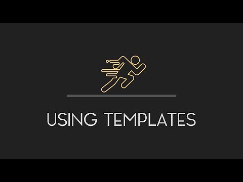 Endless Runner Creator - Using the Templates