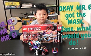 跟着Aiden来开箱吧 乐高幻影忍者 - 巨轮摩托车追击战 幻影旋转风暴