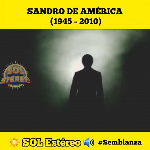 #Semblanza 🟡🟠🔵 EL GRAN SANDRO DE AMÉRICA: A 14 AÑOS DE SU MUERTE🎥 #Sandro #RosaRosa 🗣 Roberto Sánchez Ocampo, conocido artísticamente como Sandro.Nació el 19 de agosto de 1945 y murió el 4 de enero de 2010, hace 14 años y este año 2024, cumpliría 79 años de edad, "El Elvis Presley de América". Algunos de sus mayores éxitos son: «Dame el fuego de tu amor», «Rosa Rosa», «Quiero llenarme de ti», «Penumbras», «Porque yo te amo», «Así», «Mi amigo el Puma», «Tengo», «Trigal» y «Una muchacha y una