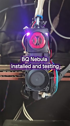 I've got the nebula mounted and I'm testing pushing plastic. don't have the G-Code button and macros functioning properly yet. because I'm running armored box turtle, I already have the upper filament sensor configured as a filament entry sensor therefore clipper is yelling at me that I have a duplicate pin #voron #vzbot #creality #ender #mercuryzerog #mercury #3dprinting #biqu #bigtreetech #nebula #bqnebula