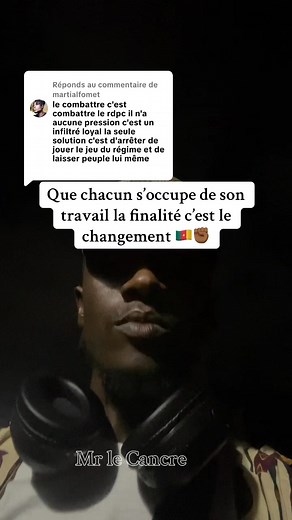 Que chacun s’occupe de son travail la finalité c’est le changement 🇨🇲✊🏾 | Mr Le Cancre