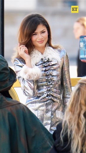 Zendaya is serving looks on a silver platter at the Louis Vuitton Spring/Summer 2026 show for Paris Fashion Week. ✨ | Entertainment Tonight