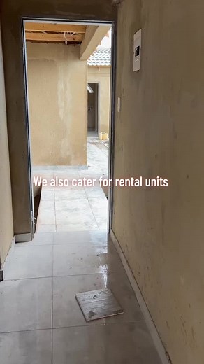 We also cater for rental units