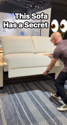 This Sofa Has a Secret 👀 | Hidden Bed Inside | #SofaBed #SpaceSavingFurniture | Brick and Mortarless Furniture