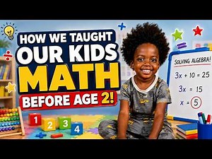 How We Taught Our Kids Math BEFORE Age 2 | From Counting to Algebra at 3! | Step by Step