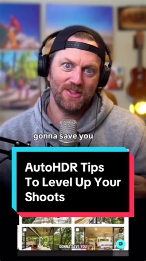 3 AutoHDR tips that’ll instantly level up your shoots: 1️⃣ It’s okay to overshoot. Don’t stress about picking the perfect angle in-camera. Upload everything. AutoHDR will merge and edit it all — then you only download what you actually want. You pay per download, not per upload. Huge time saver. 2️⃣ Crank your ISO (seriously). Shoot handheld, get into tight corners, and move through the house way faster. Just keep a steady hand. I’ve pushed ISO to 3200 and the final results are still 🔥. 3️⃣ Tur
