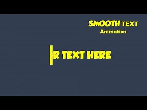 2.Create SMOOTH TEXT Animation|PowerPoint Animations|Motion Graphic Design