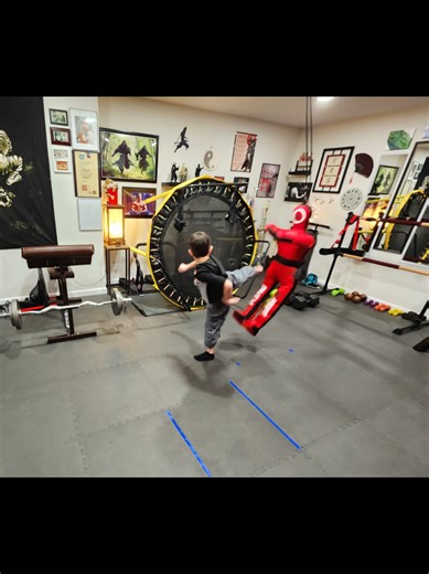 Kung Fu Training #KSP #Balance #speed #power #fathersontime
