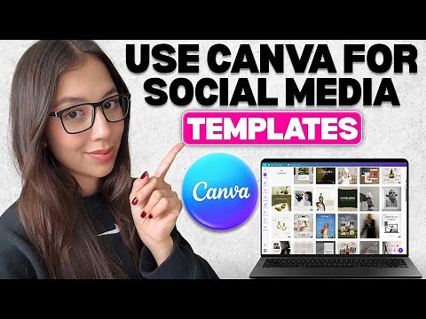 How to Use Canva for Social Media Templates | Canva Tutorial for Beginners