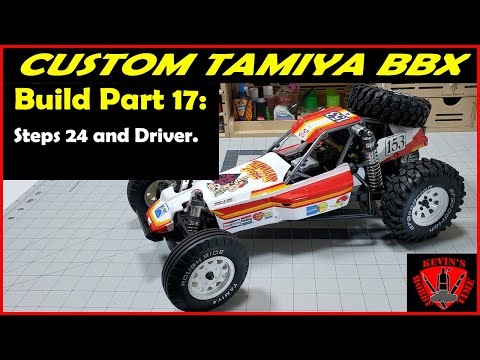 Tamiya BBX Custom RC Build. Part 17 - Step 24 driver and electronics info.
