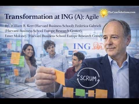 Transformation at ING (A): Agile Case Study Solution and Analysis