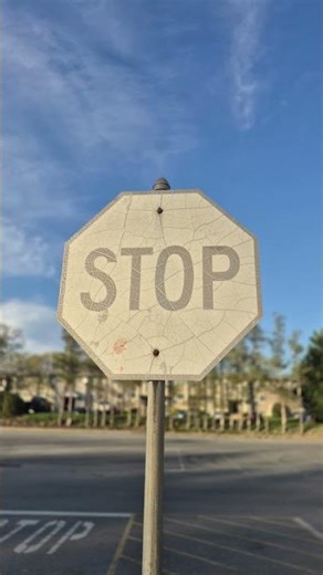 Call an ambulance! This red sign has gone anemic. #EmergencyRed #fivestarlinestripingllc