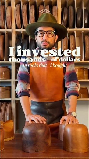 Don’t make this thousand-dollar mistake in your hatmaking studio. 🎩🚫 #hatmaking #hatblocks