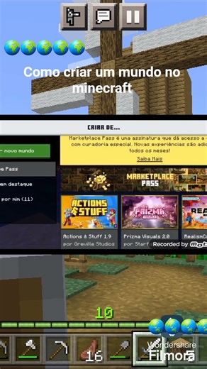 como fazer um mundo no minecraft