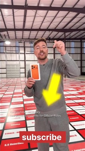 random subscriber को iphone दे दिया 😮📱#shorts #mrbeastchallenges