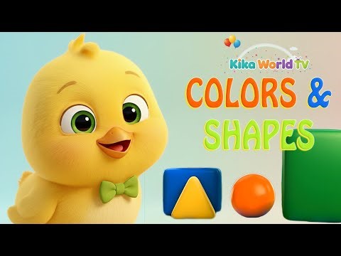 Kika Learns Colors & Shapes | Calm Learning for Toddlers