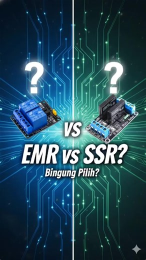 perbedaan relay EMR dan SSR #nexjson #relay #microcontroller