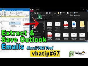 extract outlook email using vba | all in one excel-vba automation - vbatip#67