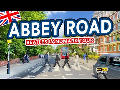 ABBEY ROAD LONDON | The Famous Beatles Zebra Crossing outside Abbey Road Studios