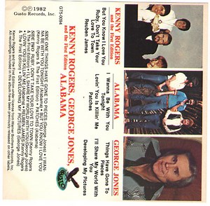 George Jones / Alabama / Kenny Rogers & The First Edition - Kenny Rogers, George Jones, Alabama