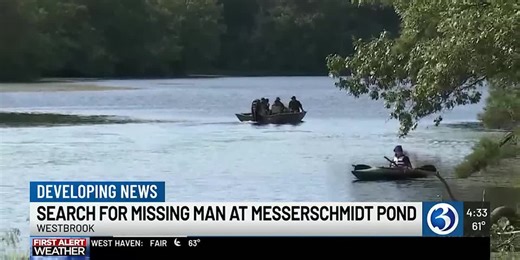 Search continues for missing man near Messerschmidt Pond in Westbrook