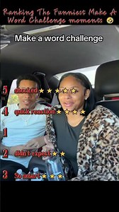 Ranking The Funniest Make A Word Challenge moments 🤣 #shorts #viral #makeaword #pov