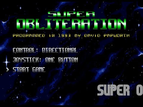 Amiga 500 Longplay [414] Super Obliteration (Public Domain)