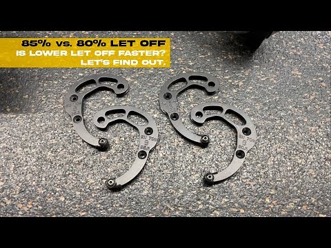 85% Let Off versus 80% Let Off - Compound Bow Speed Testing