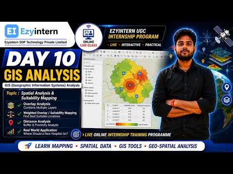 Day 10: Spatial Analysis & Suitability Mapping | EzyIntern UGC Internship Program