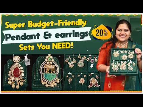Super Budget-Friendly Pendant & earrings Sets You NEED! | Everyday Wear Jewelry