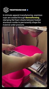 How Bra Cups Are Molded