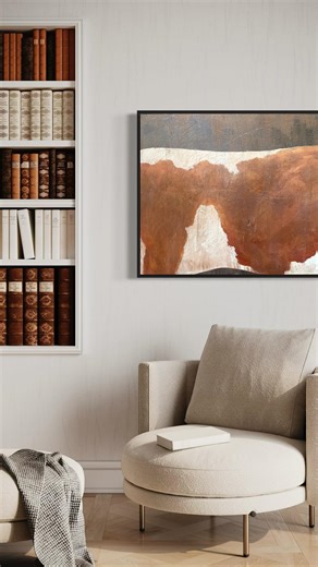 Here are some blue and brown artworks under my “Western Collection” Howdy Betsy Atwood Dakota Say When Bushwhacker Ransom Lady Luck All artworks available on EukieCreative.com 🧡 For more information on future drops and exclusive discount codes, join the email list linked on my website in my bio. To view available works or explore the commission process, visit the website (www.eukiecreative.com) or inquire directly (adele@eukiecreative.com or via DM). #contemporaryinteriordesigner #adelemarchant