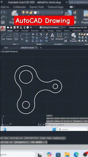 AutoCAD 2D Drawing For Beginners In Hindi @cadcamtechstudy #autocad #designingfuture