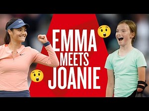 Emma Raducanu Surprises 11 year old Joanie With Dream Tennis Session 😮🥹❤️ | LTA