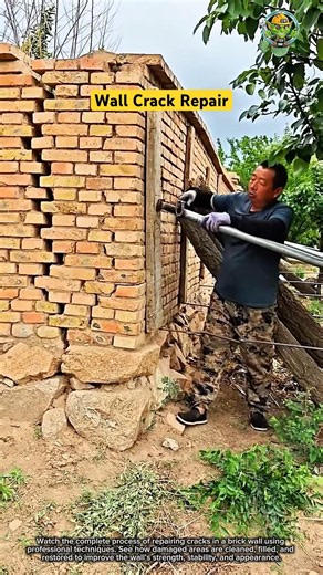 Brick Wall Crack Repair Process