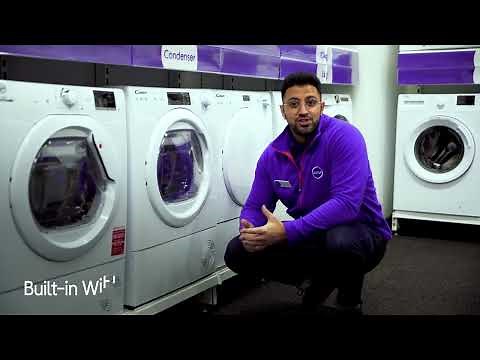 Candy Smart Pro CSOE H9A2TE WiFi-enabled 9 kg Heat Pump Tumble Dryer - White - Product Overview